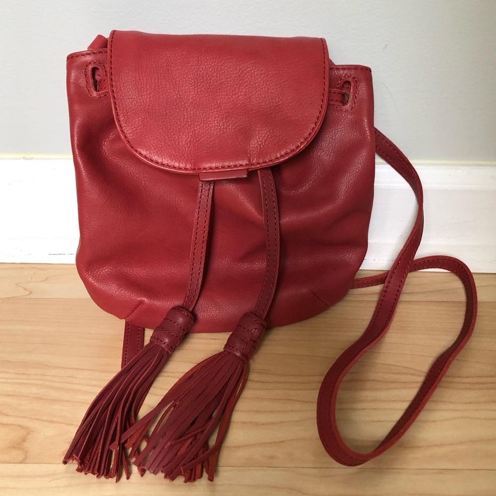 Lucky brand leather crossbody bag